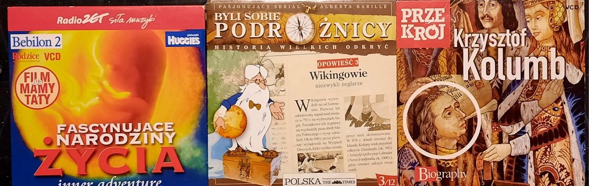 Filmy dvd Było sobie życie,Był sobie człowiek,Podróżnicy 64 szt.