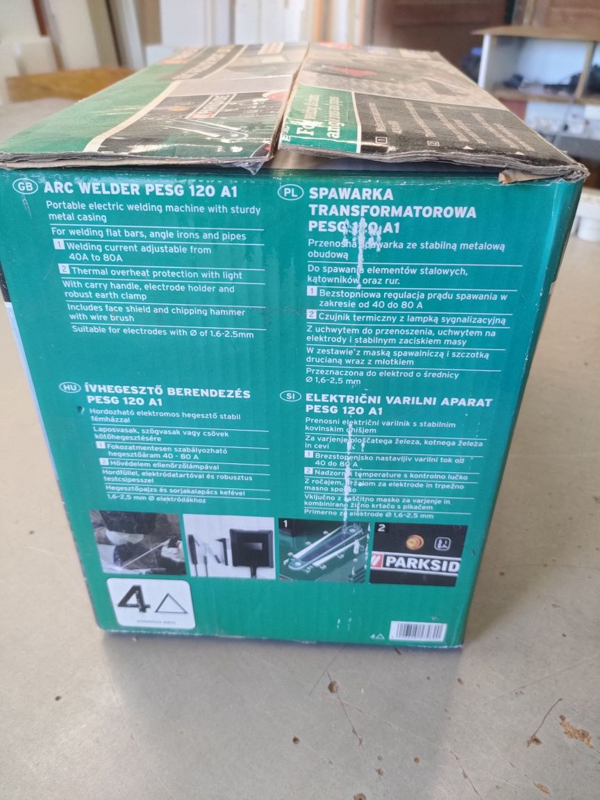 Spawarka Parkside ARC WELDER PESG 120 A1