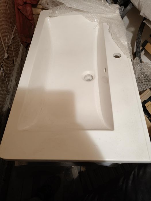 Umywalka wpuszczana duża nowa