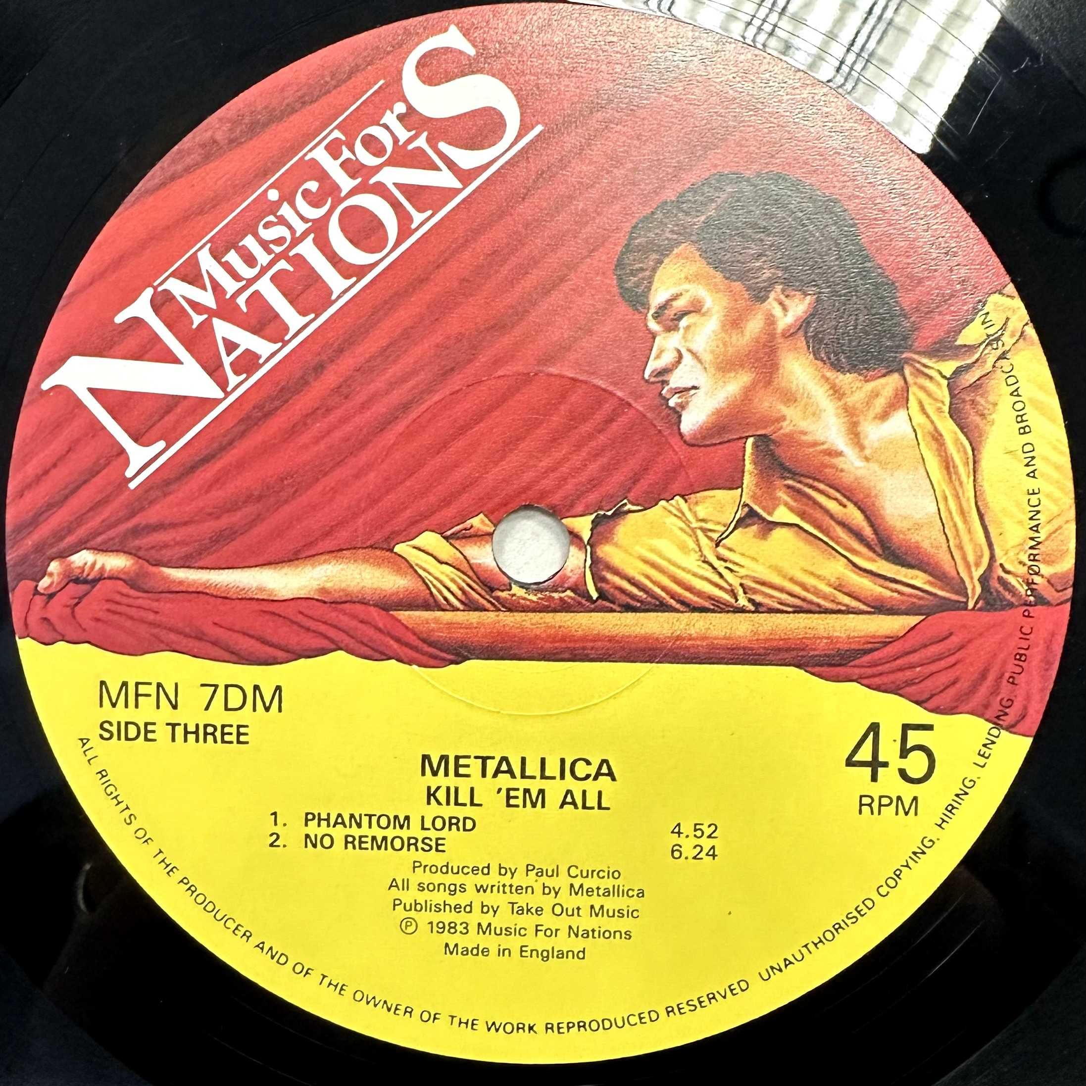 Metallica - Kill 'Em All 2LP 45 rpm.(Vinyl, 1987, France)