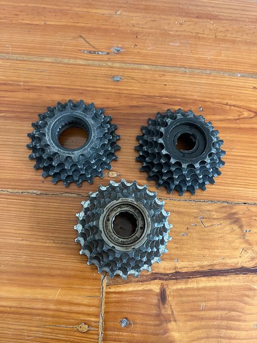 Componentes de bicicleta de corrida vintage