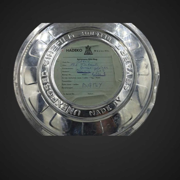 Taśma filmowa puszka z oryginalną etykietą  Gevaert, b5/063063