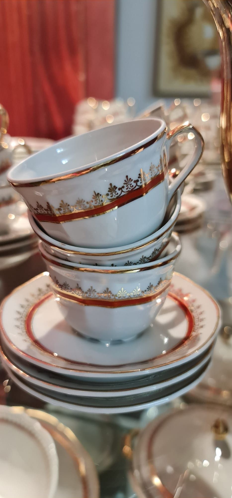 Conjunto de jantar, chá e café 100 peças porcelana