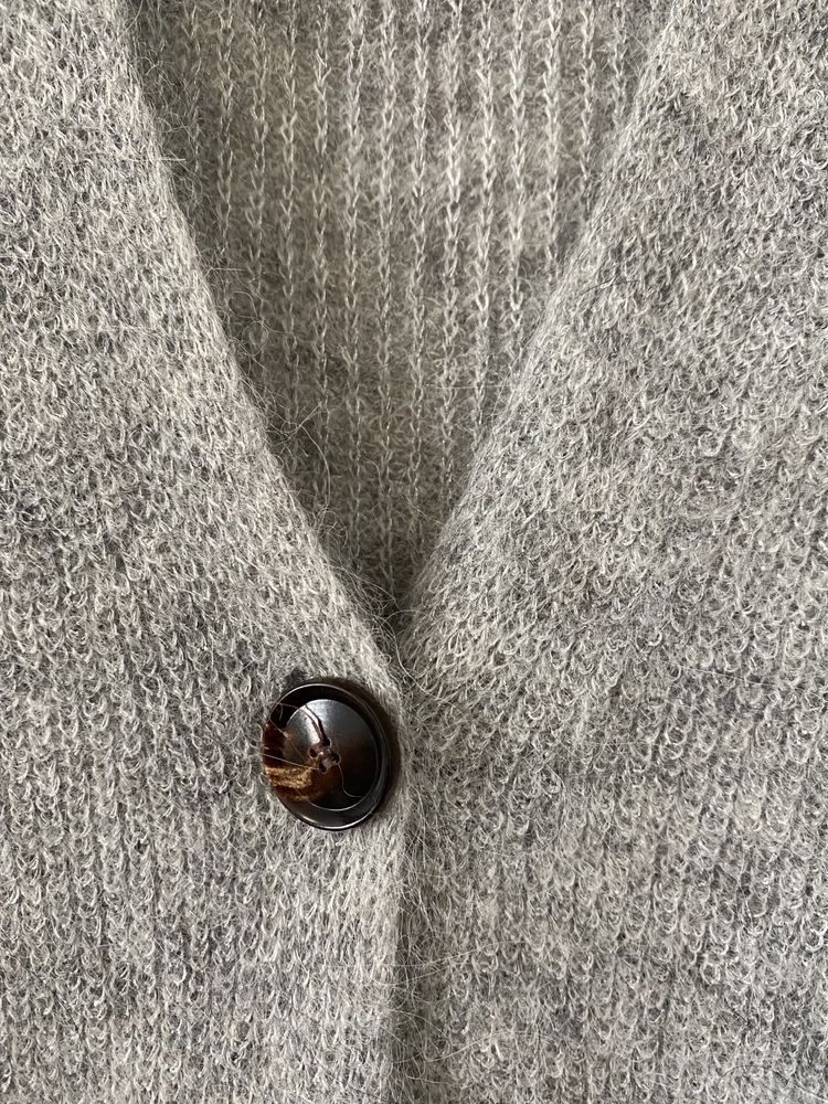 Casaco cardigan de lã Massimo Dutti