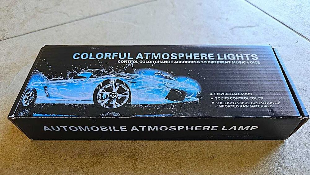 Автомобільна підсвітка для ніг (пульт+Bluetooth)