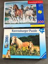 Puzzle konie 200 elementow