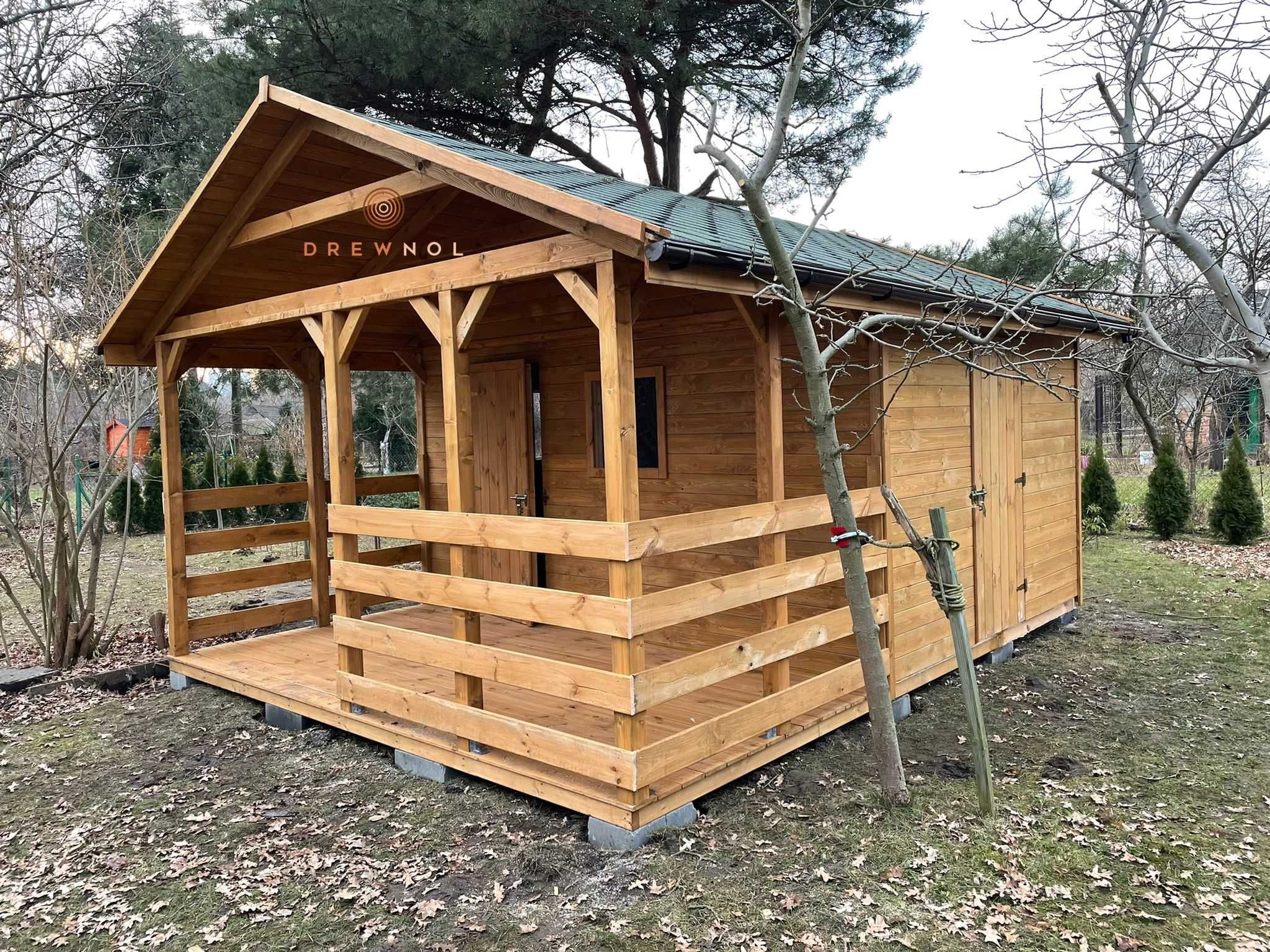 domek letniskowy , domki, do 35m2 , altana   DREWNOL