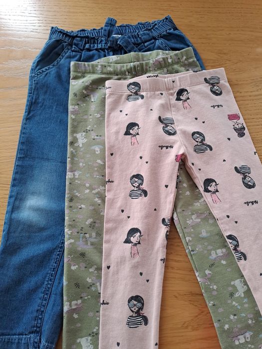 Smyk, spodnie-getry w roz 104,