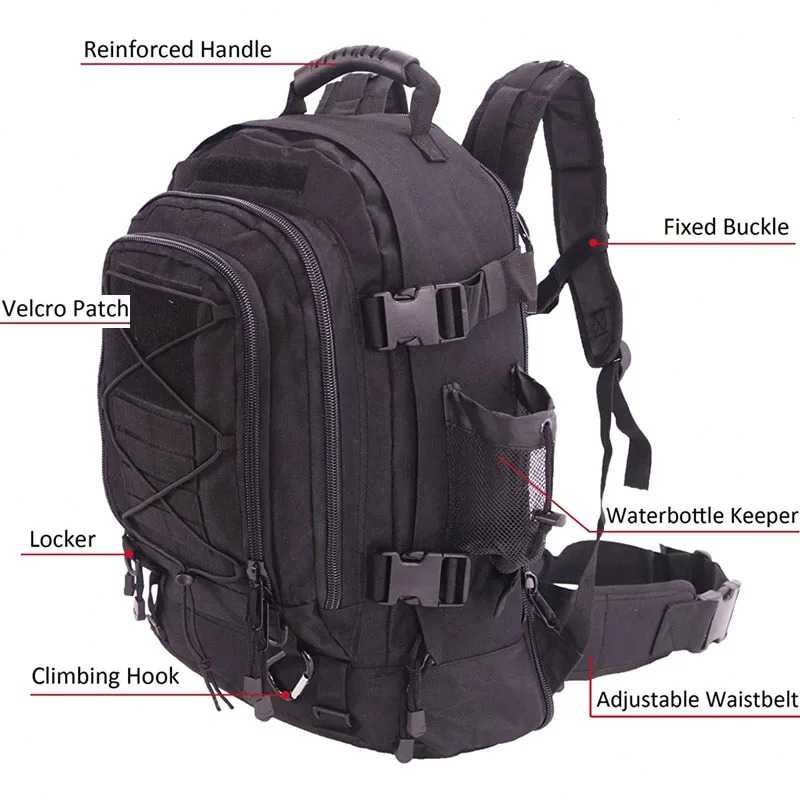 Mochila Tática Militar 40L/65L Novo Modelo!!