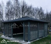 Altany, altanki, wiaty, altana ogrodowa KAROLINA 3x3m PRODUCENT