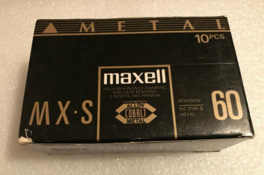Аудиокассеты Maxell MX-S 60