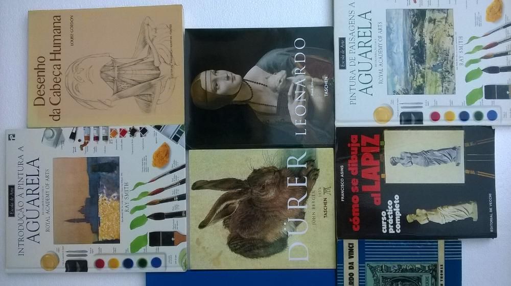 Livros Arte - Pintura / Aguarela / Cotação Arte / Museus / Técnica