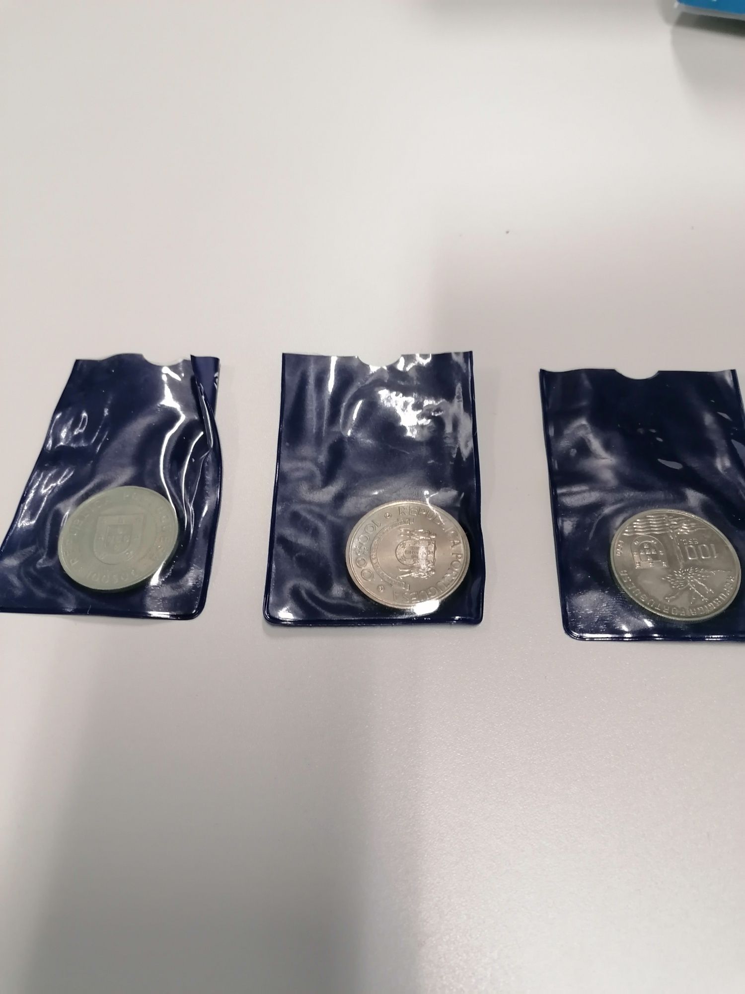 Varias moedas de coleção