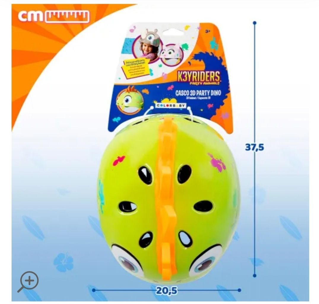 K3riders capaçete junior Dinossauro (novo)