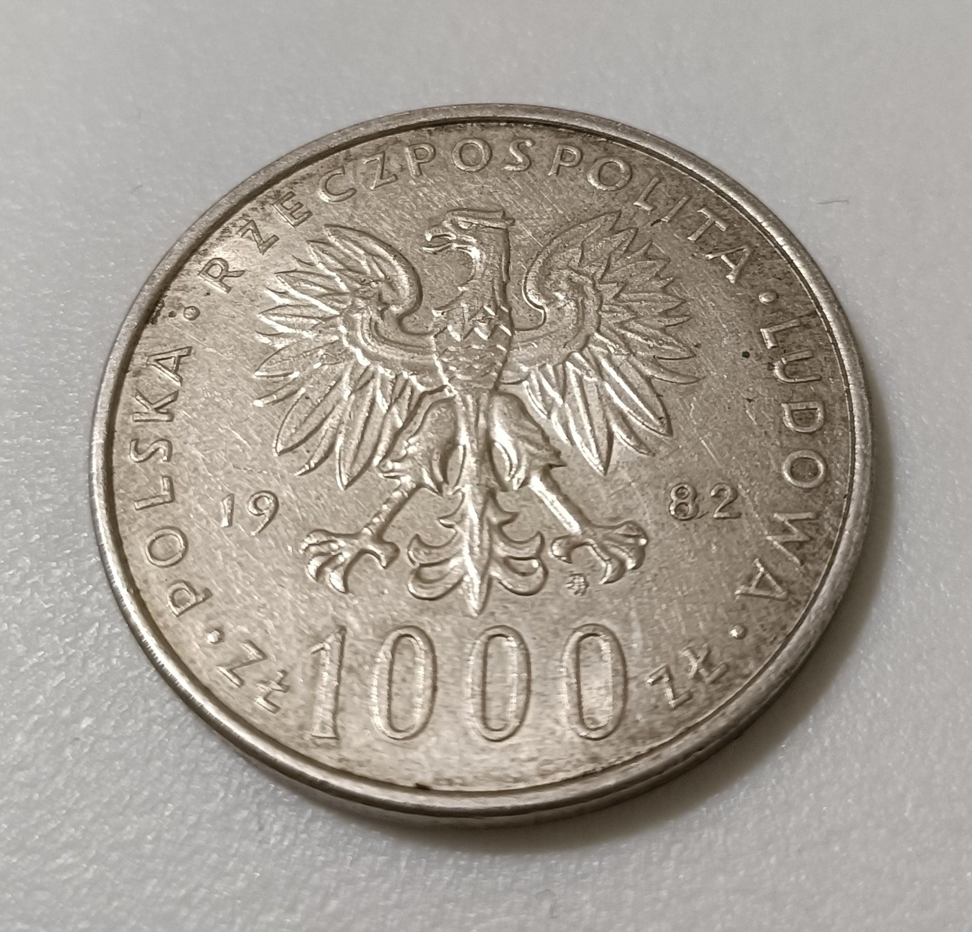 1000zł Jan Paweł II 1982 srebrna moneta