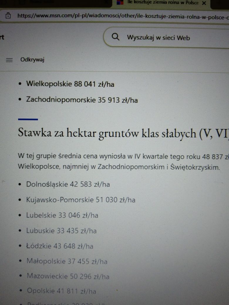 Ziemia rolna na Sprzedaż Siedlisko  Pilnie sprzedam Okazyjnie