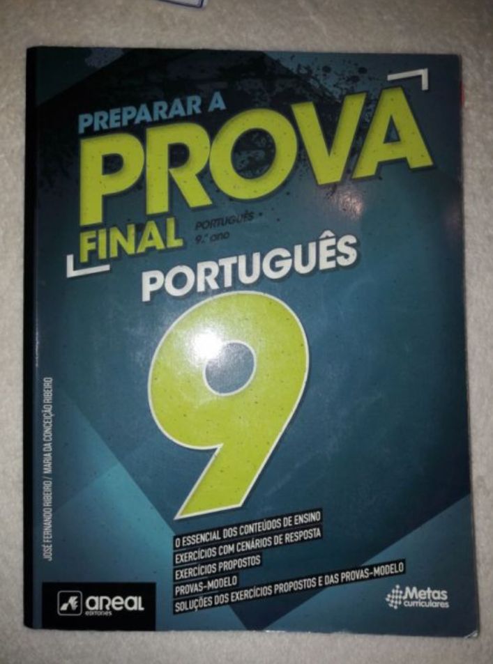 Preparar a prova final 9 + livros de apoio ao estudo