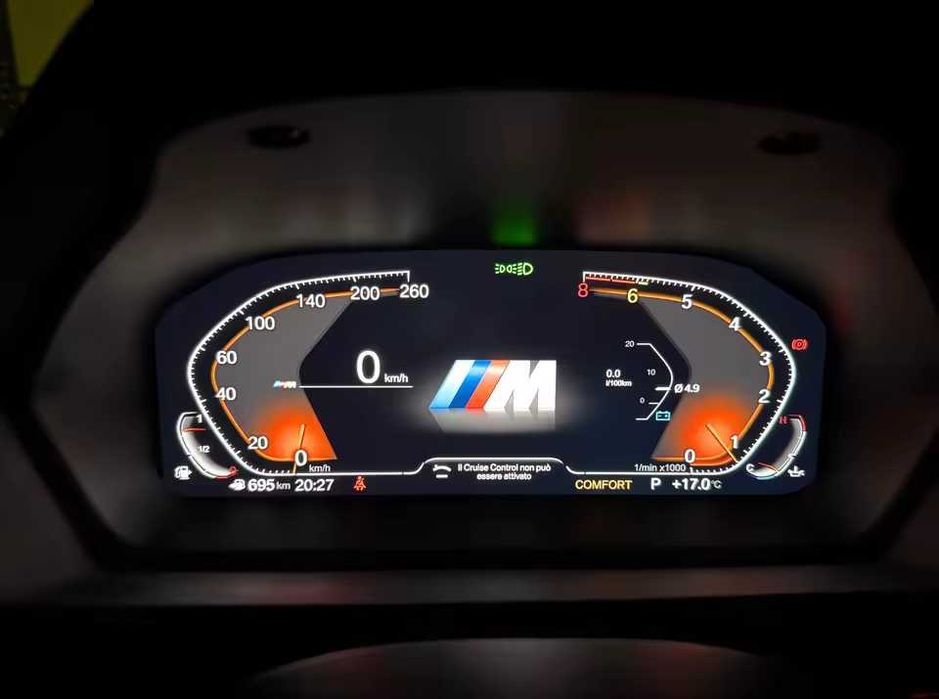 Quadrante Painel Digital 12.3" BMW Série 3 e 4 – F30 F31 F32 F33 F36