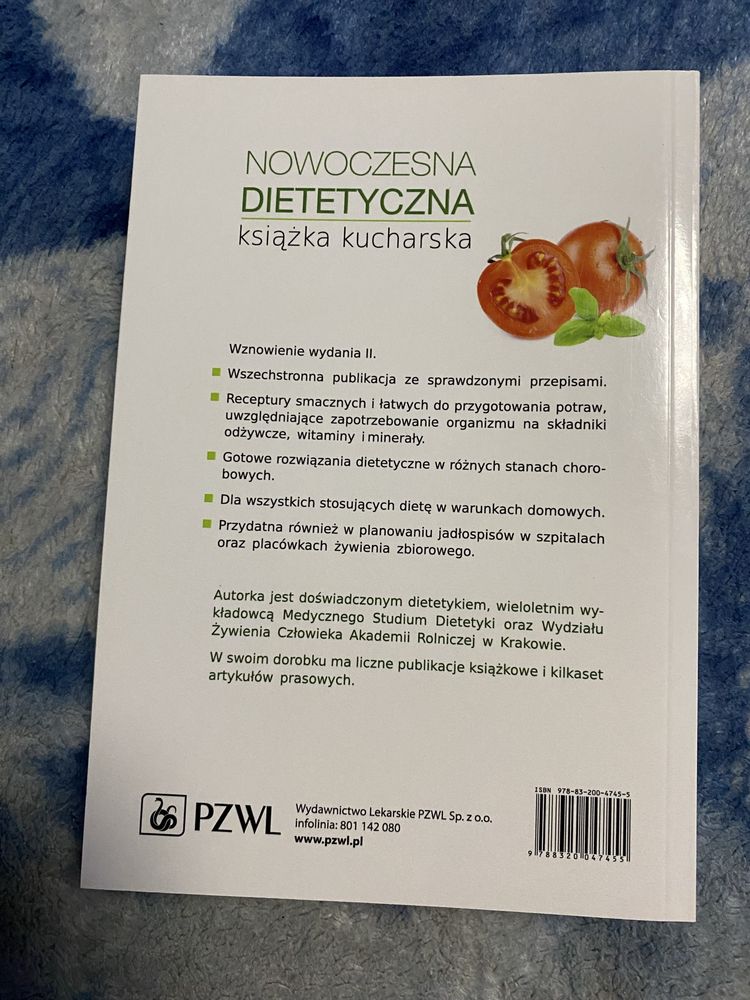 Nowoczesna dietetyczna ksiażka kucharska