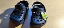 Socas crocs para bebé azuis