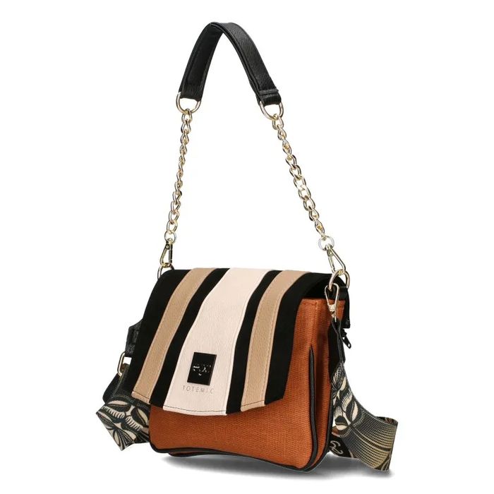 elegancka listonoszka ego – model e24129tc z wymiennymi klapkami