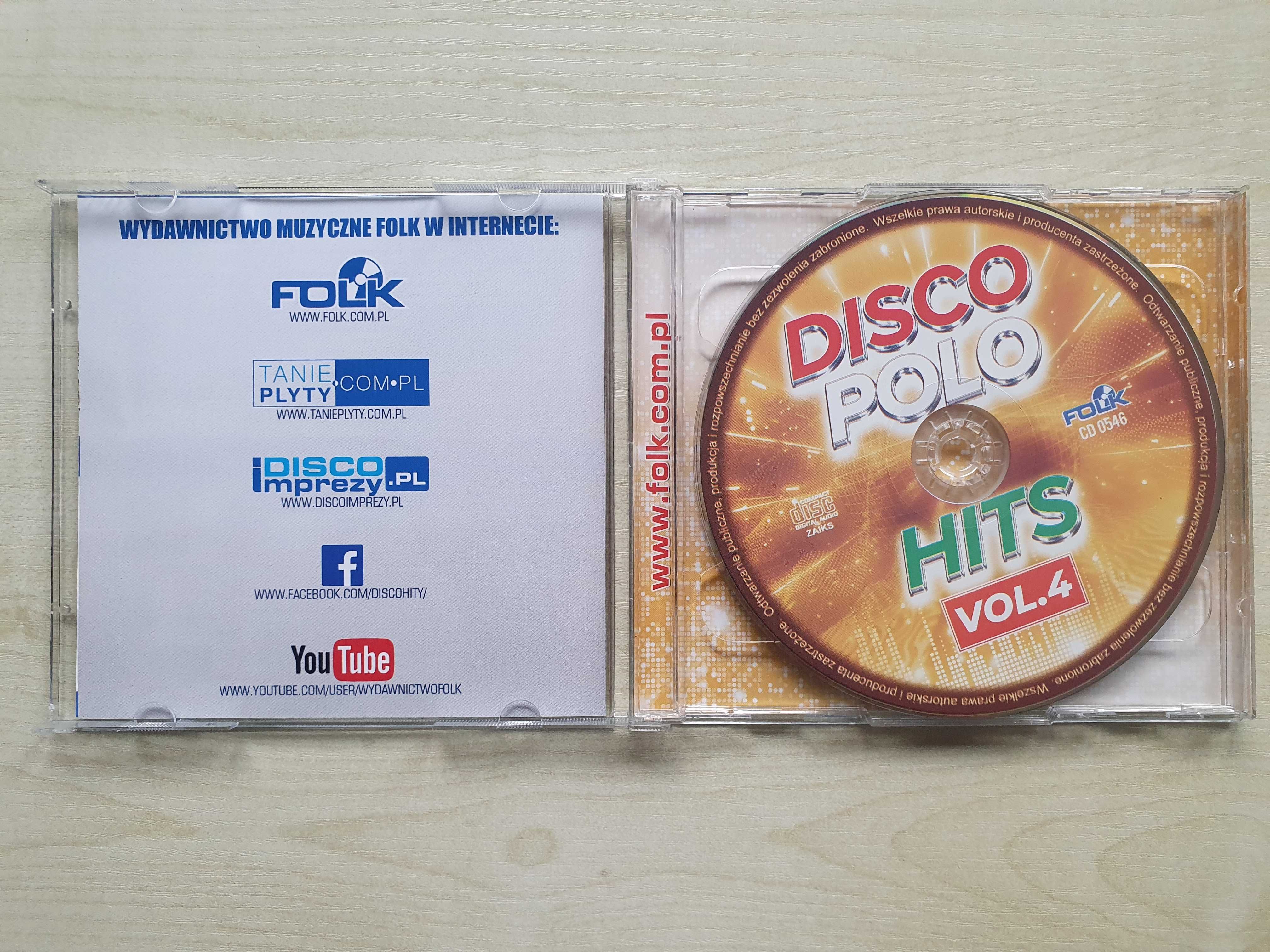 Sprzedam składankę Disco Polo Hits vol.4 (2CD) Mig, Bayera, Playboys