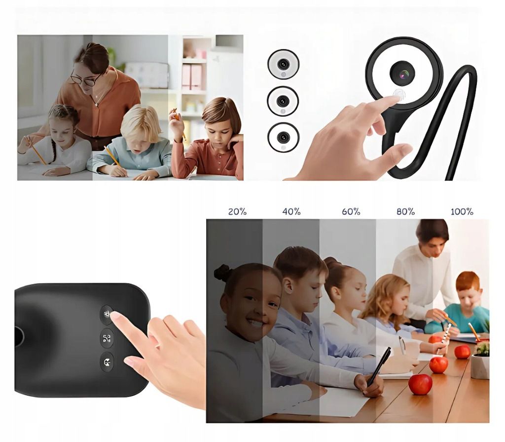 Skaner USB 5MP z LED Do Dokumentów Do A3 Internetowy Składany