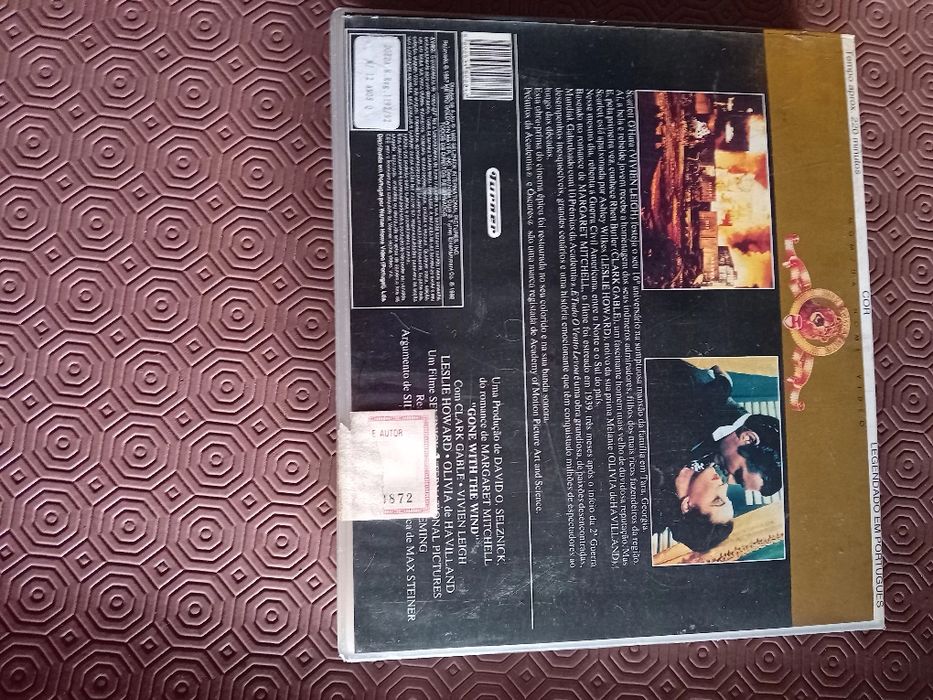 Filme DVD - E tudo o vento levou