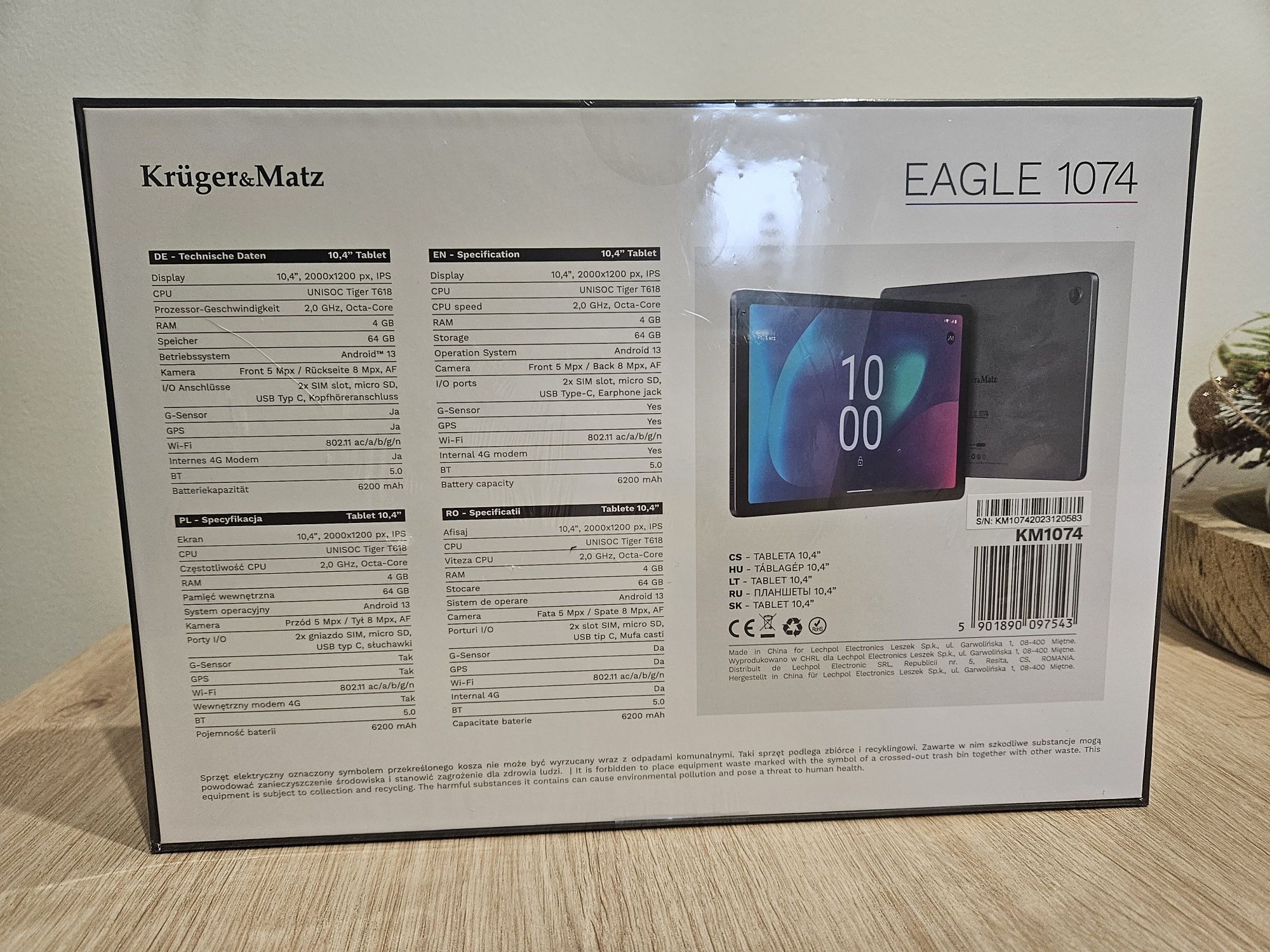 NOWY Tablet Krüger&Matz Eagle 1074