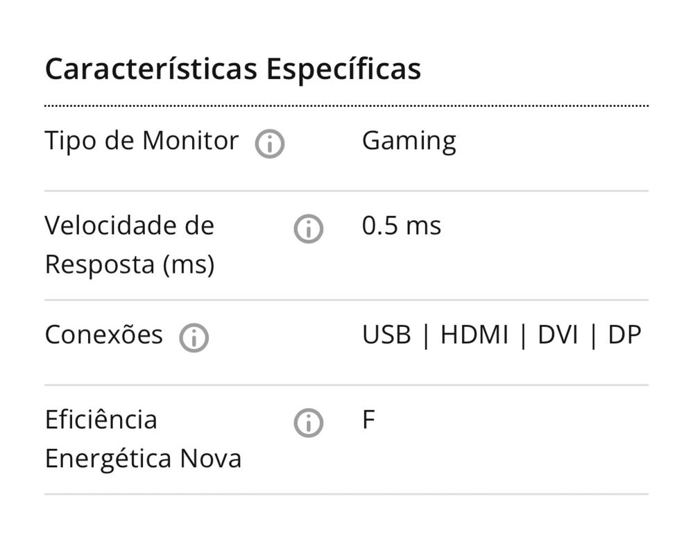 Monitor Gaming ASUS VG248QG (24'' - 165Hz - 0.5 ms - G-Sync)