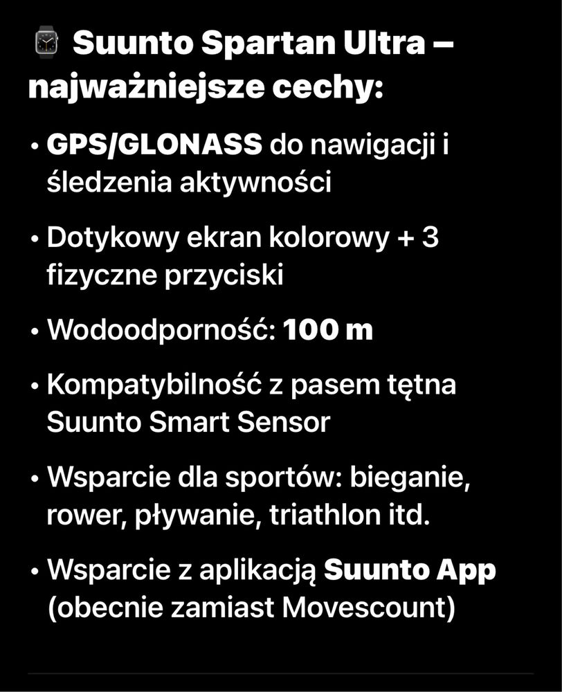 Suunto Spartan Ultra