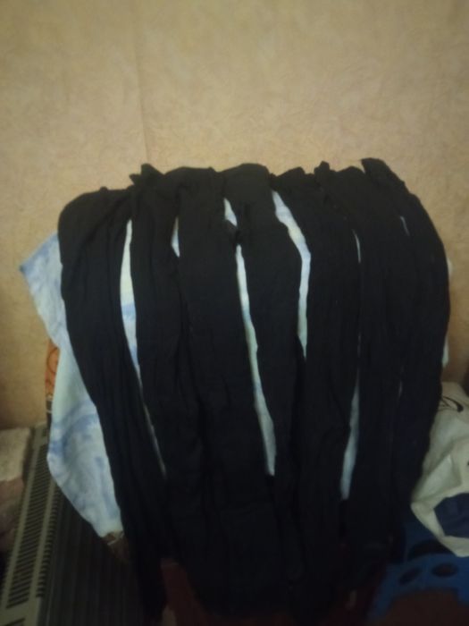 Черные безразмерные колготки