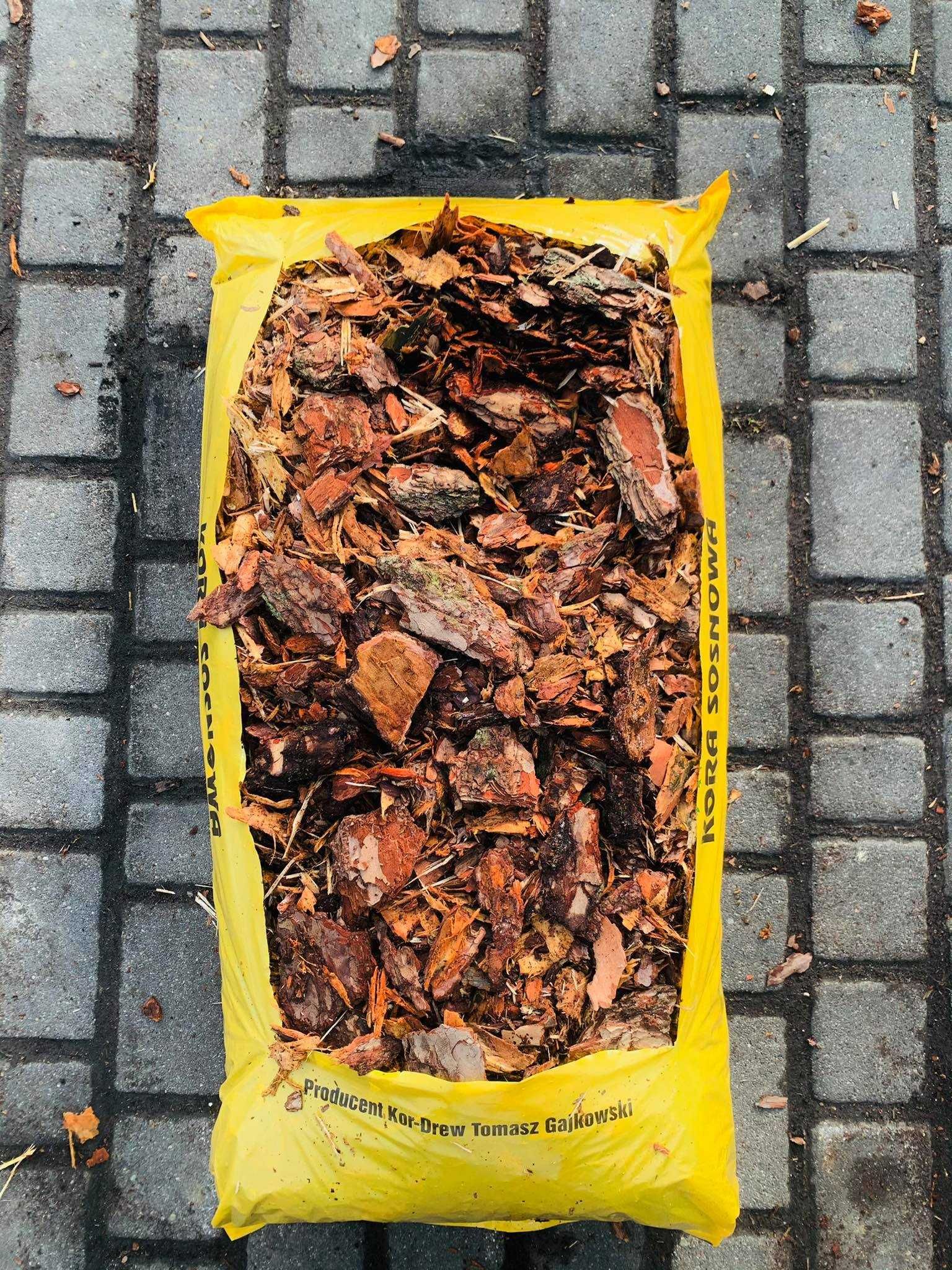 *Kora Sosnowa 80l* ogrodowa Sortowana Toruń okolice Dowóz Gratis