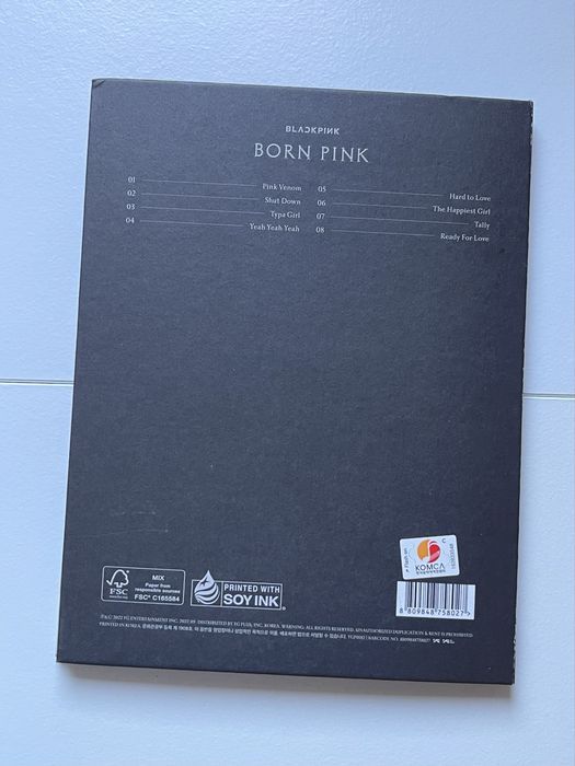 Kpop BlackPink album Born Pink Rose Ver.