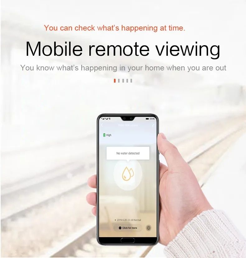 Датчик рівня води Tuya, Wi-Fi детектор витоку, працює з додатком