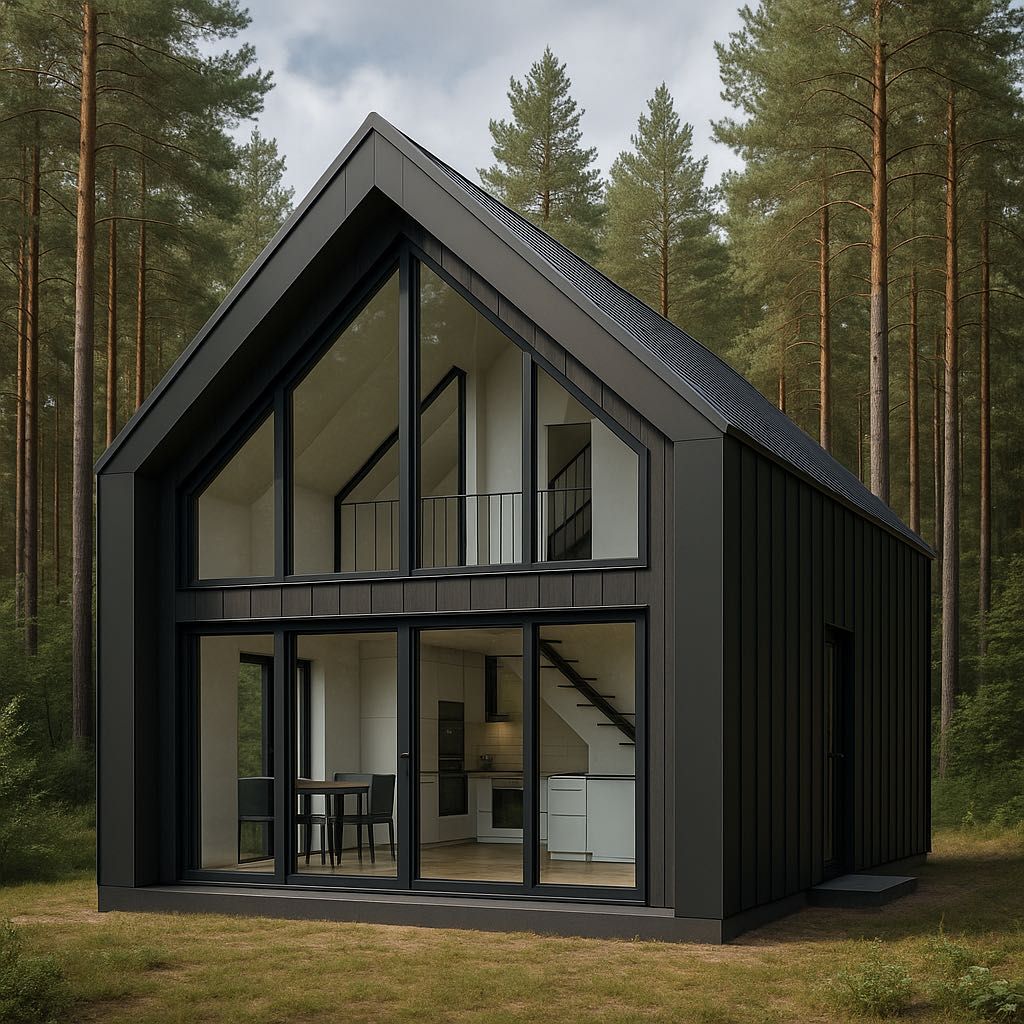 Nowoczesny dom Prefabrykowany 95 m² – GOTOWY W SUPER CENIE!