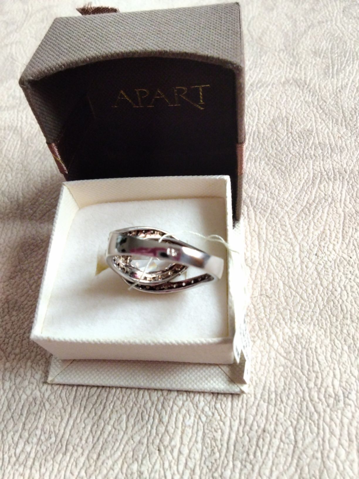 Pierścionek Apart Yes W. Kruk Pandora Swarovski Boho Tous