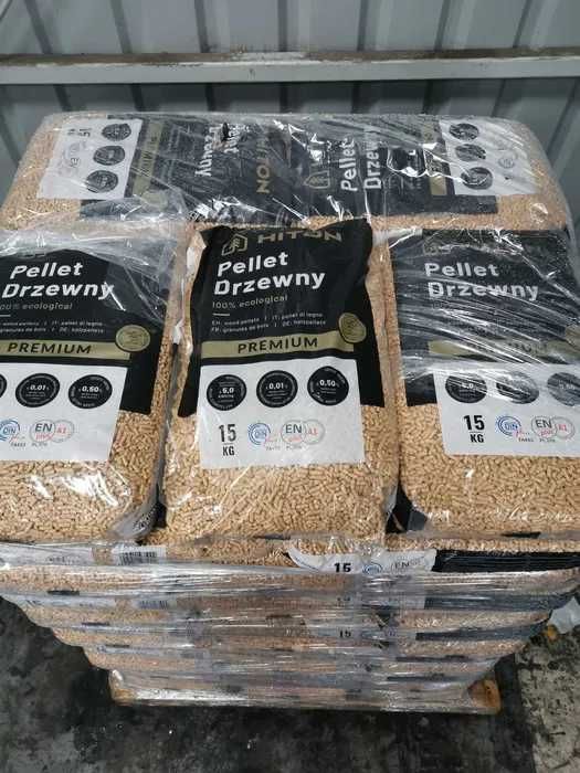 Pellet HITON certyfikaty EN plus A1 DIN plus TRANSPORT