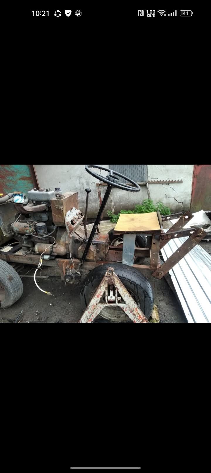 Трактор саморобний