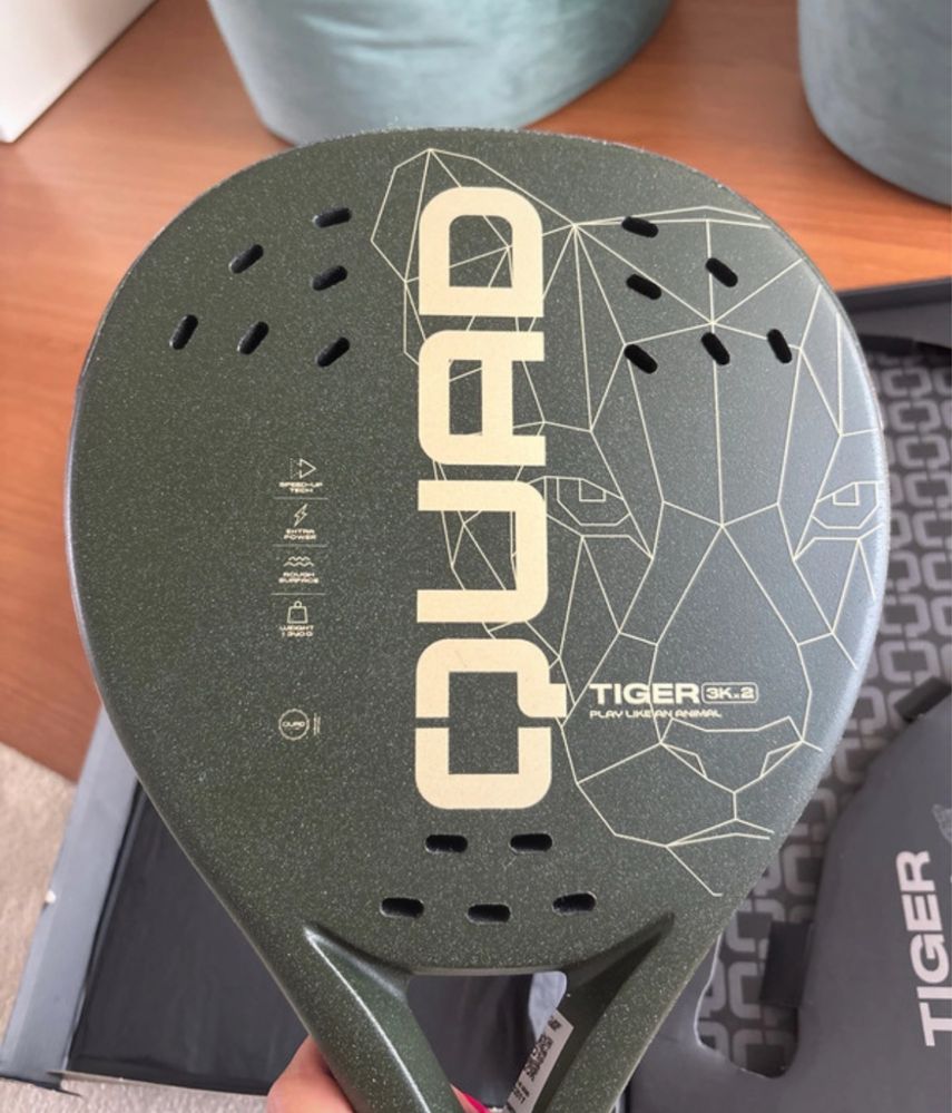 Raquete Padel Quad Tiger