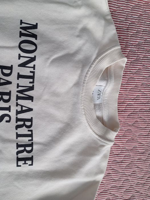 Camisola com letras zara