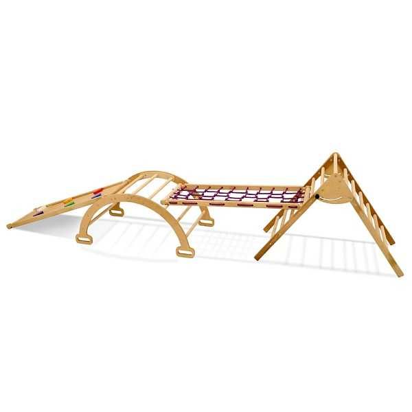 Дитячий спортивний комплекс Альпініст-4 з гіркою та аркою