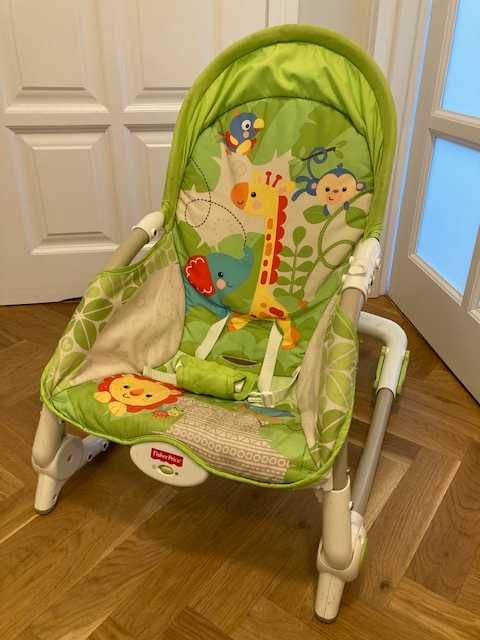 leżaczek bujaczek Fisher Price z wibracjami 3w1