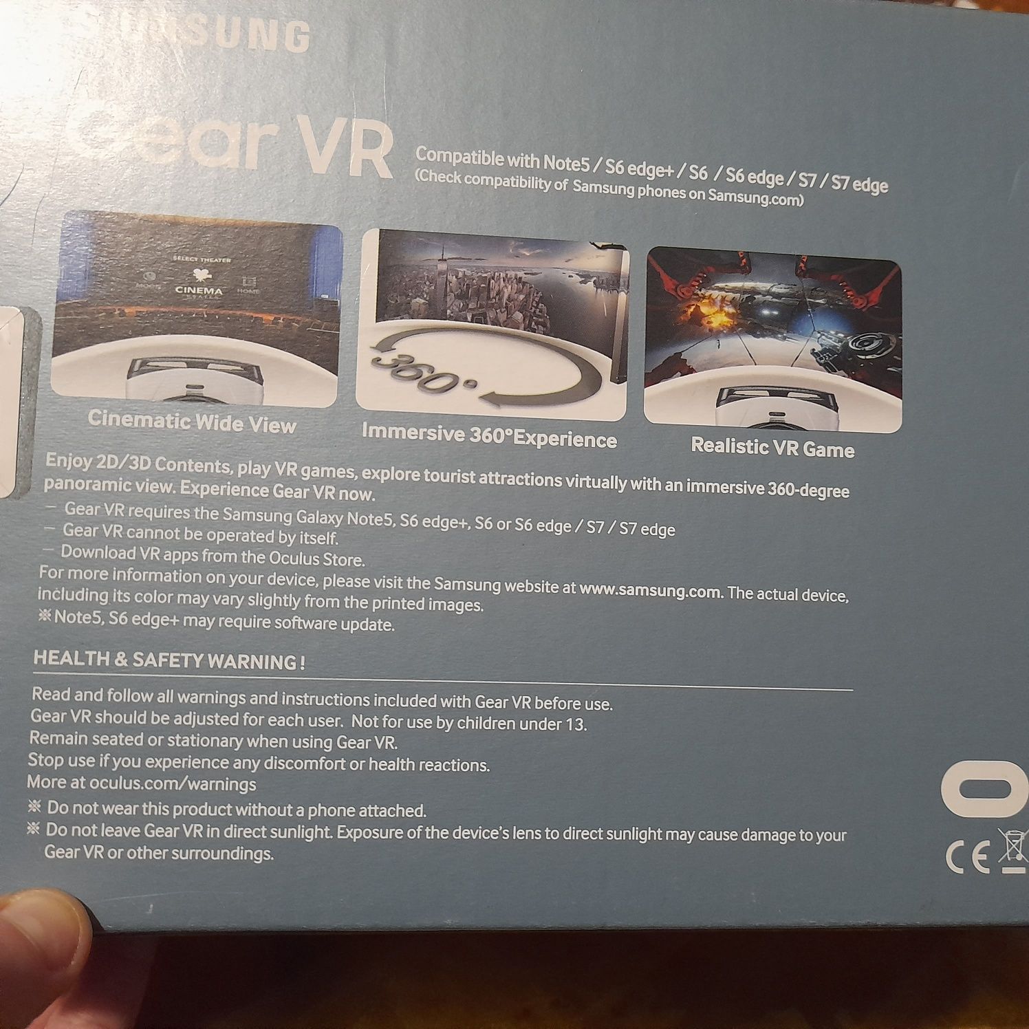 Sprzedam okulary  multimedialne samsung gear vr do noszenia Oculus