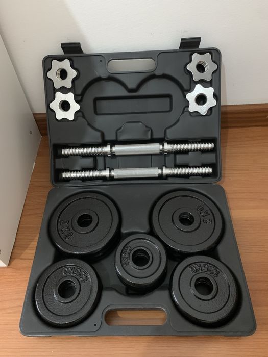 Conjunto de Halteres | Everlast - 18kg (NOVO)