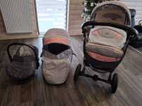 Wózek Dorjan Danny Sport Baby Boat 3w1 fioletowo-różowy