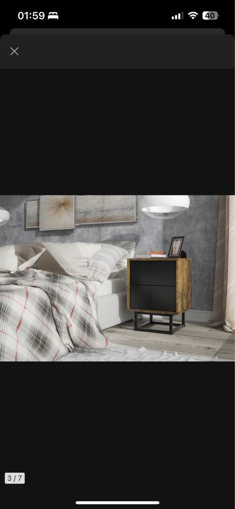 Szafka nocna loft