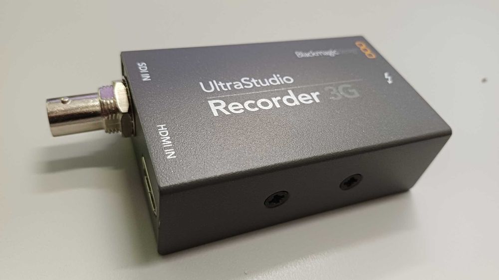 Blackmagic UltraStudio Recorder 3G – Novo, na caixa, Thunderbolt 3