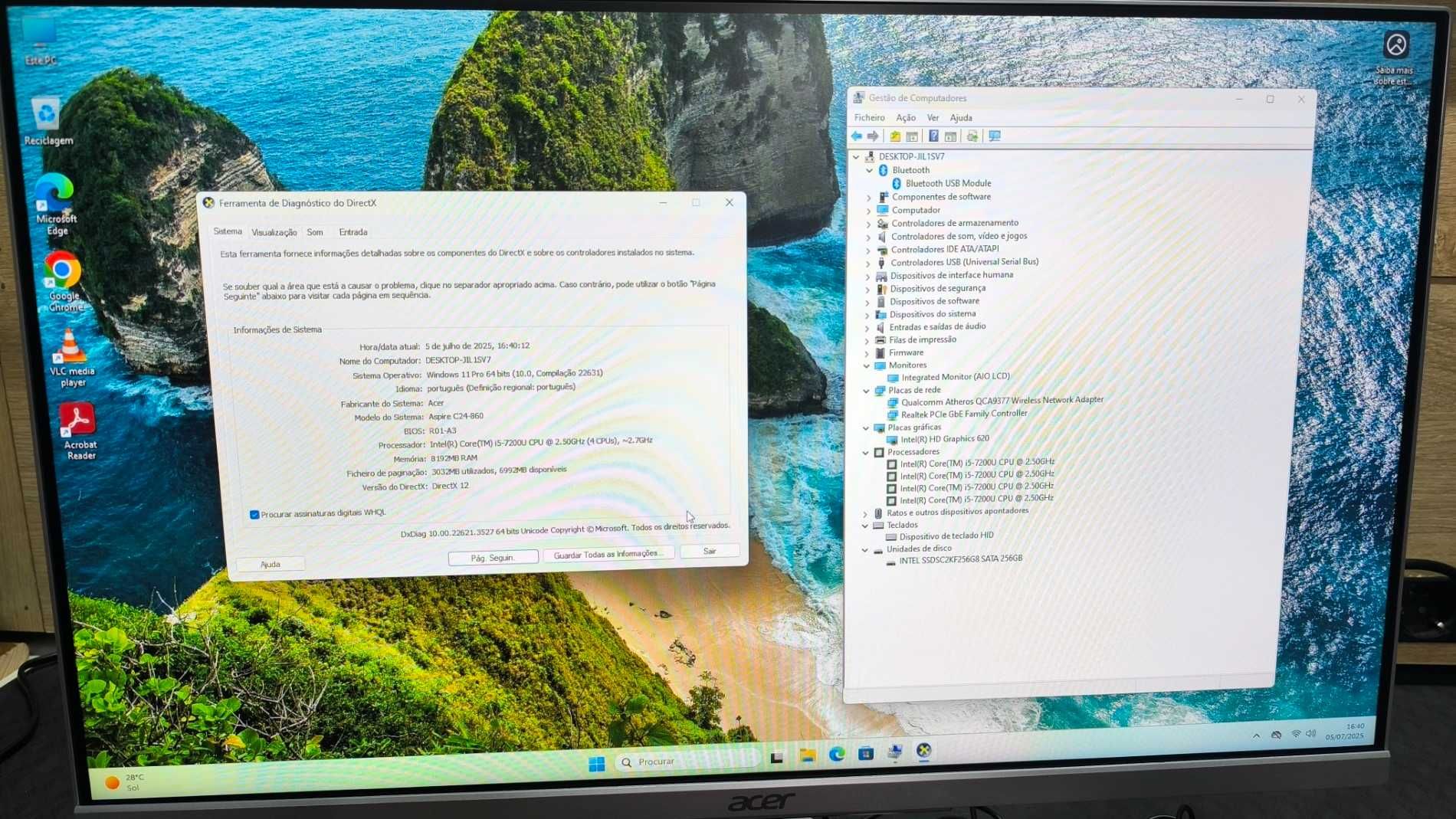 Computador Acer All in One Aspire C24-860