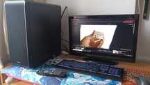 Ryzen 5600g, 16GB RAM, monitor 24cale 1080p. SSD+HDD, gwarancja 2 lata